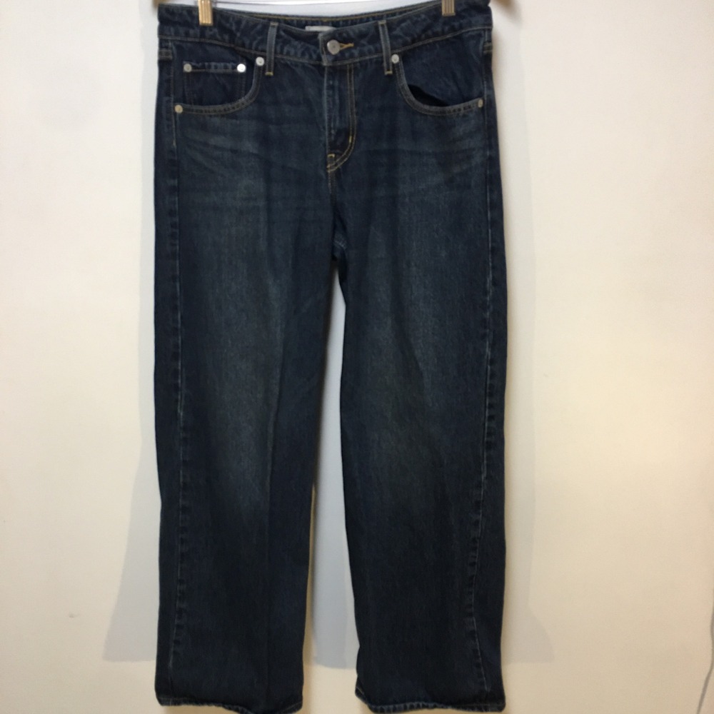 Levi's Premium Low Loose Jeans Mens 30x30 Dark Wash Wide Leg Denim Cotton